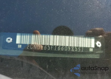 2006 Chevrolet Equinox Lt из США, поврежденный, VIN 2CNDL63F166098351